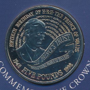 Великобритания, 5 фунтов (1998 г.)