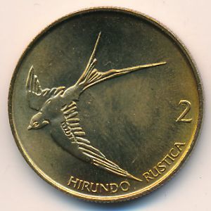 Словения, 2 толара (1992 г.)