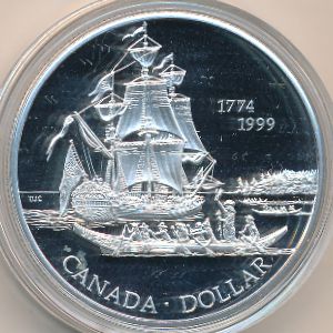 Канада, 1 доллар (1999 г.)