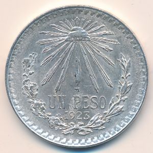 Мексика, 1 песо (1923 г.)