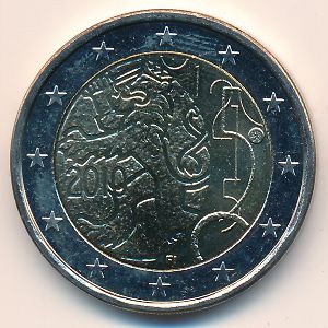 Финляндия, 2 евро (2010 г.)