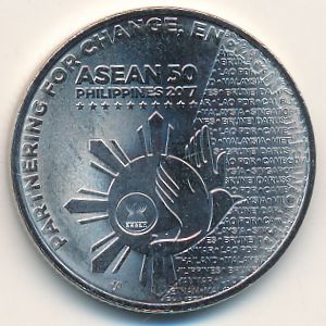 Филиппины, 1 песо (2017 г.)