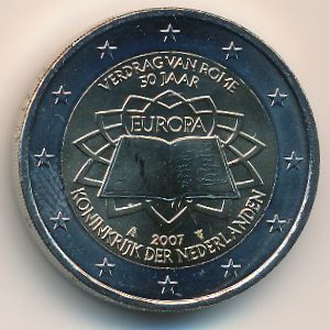 Нидерланды, 2 евро (2007 г.)