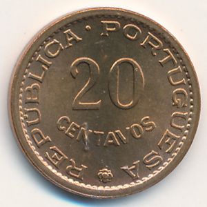 Сан-Томе и Принсипи, 20 сентаво (1971 г.)