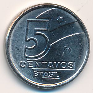 Бразилия, 5 сентаво (1989 г.)