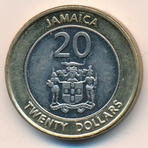 Ямайка, 20 долларов (2001 г.)