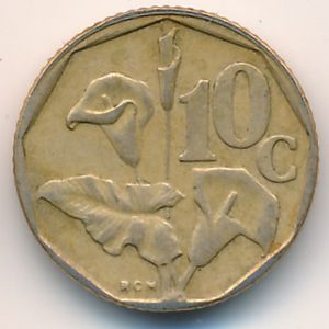 ЮАР, 10 центов (1991 г.)