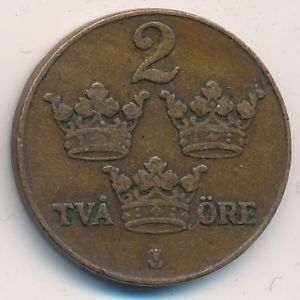 Швеция, 2 эре (1926 г.)