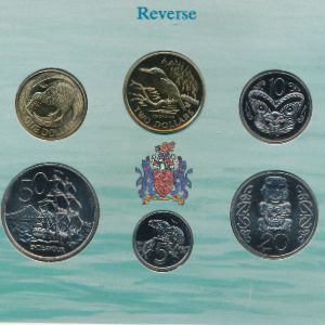 New Zealand, Набор монет, 1993