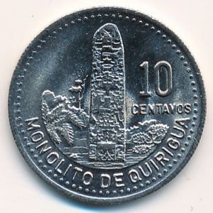 Гватемала, 10 сентаво (1991 г.)