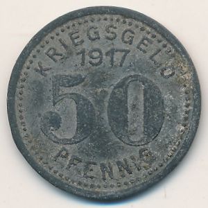 Elberfeld, 50 пфеннигов, 1917