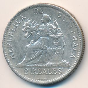 Гватемала, 2 реала (1897 г.)