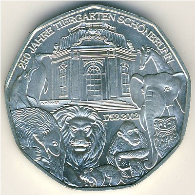 Austria, 5 euro, 2002
