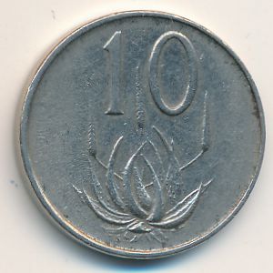 ЮАР, 10 центов (1965 г.)