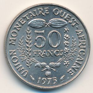 Западная Африка, 50 франков (1975 г.)