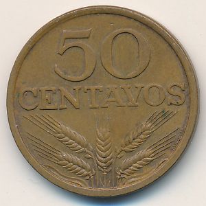 Portugal, 50 centavos, 1969