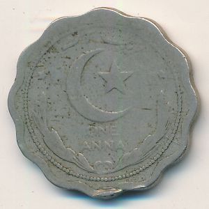 Пакистан, 1 анна (1948 г.)