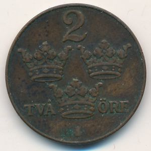 Швеция, 2 эре (1939 г.)