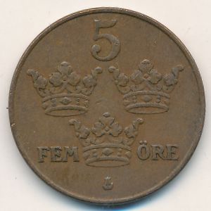Швеция, 5 эре (1950 г.)