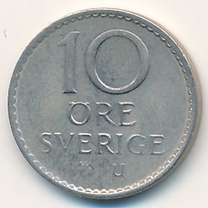 Швеция, 10 эре (1969 г.)