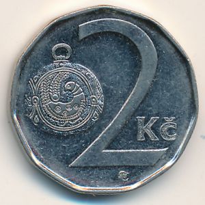 Чехия, 2 кроны (2004 г.)