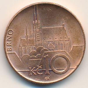 Чехия, 10 крон (2009 г.)
