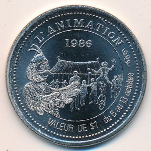 Канада., 1 доллар (1986 г.)