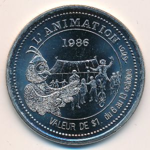 Канада., 1 доллар (1986 г.)