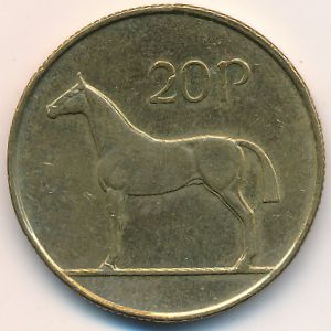 Ирландия, 20 пенсов (1996 г.)