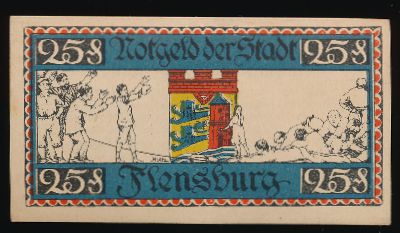 Фленсбург., 25 пфеннигов (1920 г.)