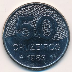 Бразилия, 50 крузейро (1983 г.)