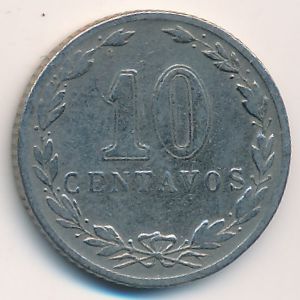 Аргентина, 10 сентаво (1938 г.)