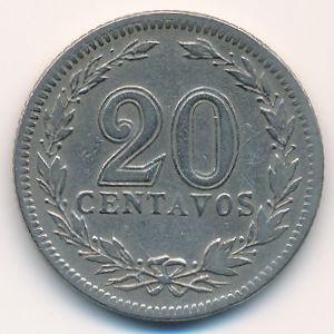 Аргентина, 20 сентаво (1938 г.)
