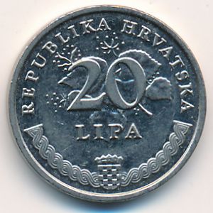 Croatia, 20 lipa, 2009