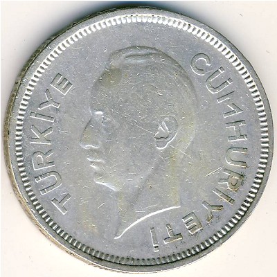 Турция, 1 лира (1940 г.)