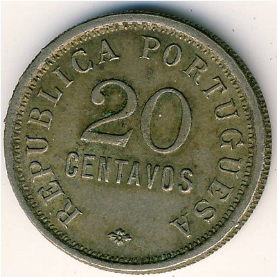 Ангола, 20 сентаво (1921 г.)
