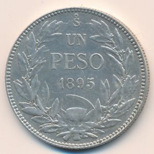 Чили, 1 песо (1895 г.)
