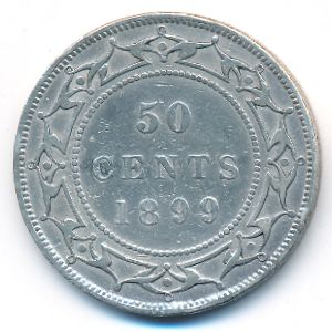 Ньюфаундленд, 50 центов (1899 г.)