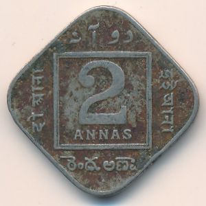 Британская Индия, 2 анны (1936 г.)
