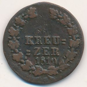 Nassau, 1/4 kreuzer, 1819