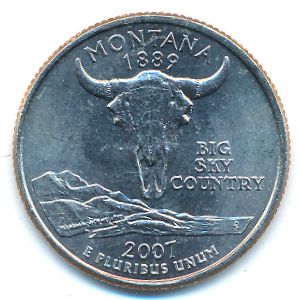 США, 1/4 доллара (2007 г.)