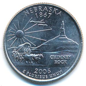 США, 1/4 доллара (2006 г.)