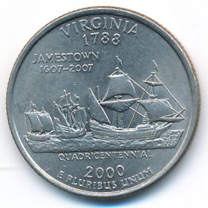 США, 1/4 доллара (2000 г.)