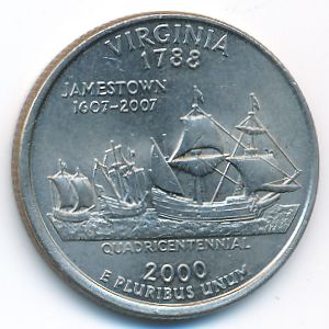 США, 1/4 доллара (2000 г.)