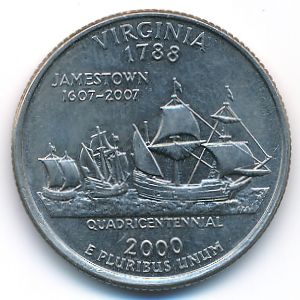 США, 1/4 доллара (2000 г.)