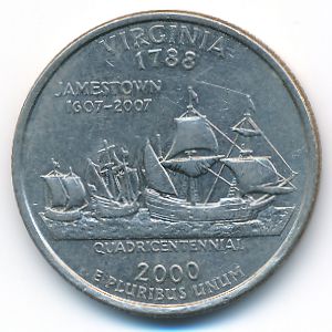 США, 1/4 доллара (2000 г.)