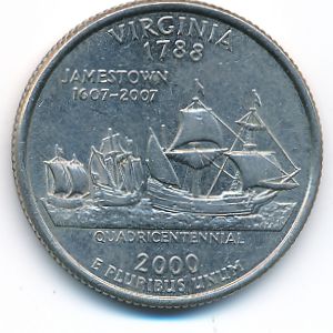 США, 1/4 доллара (2000 г.)