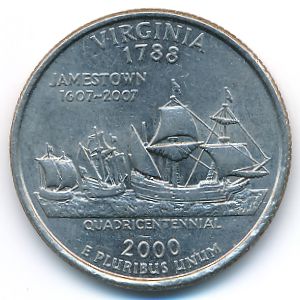 США, 1/4 доллара (2000 г.)