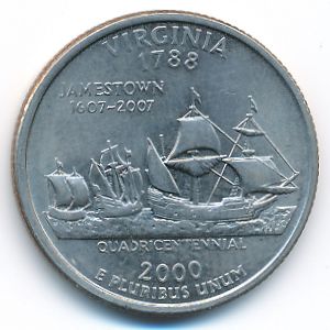 США, 1/4 доллара (2000 г.)