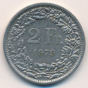 Швейцария, 2 франка (1979 г.)